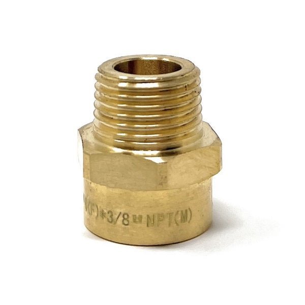 G Thread (Metric BSPP) Female to NPT Male Adapter - Lead Free (3/8" x 3/8") - Cascada Showers