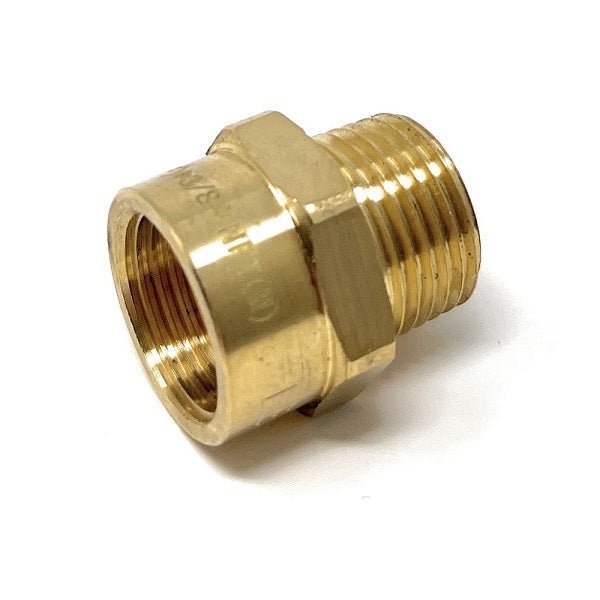 G Thread (Metric BSPP) Female to NPT Male Adapter - Lead Free (3/8" x 3/8") - Cascada Showers