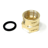 Cascada g thread adapter; Cascada npt adapter; plumbing adapter; pipe fitting adapter; water connection adapter; g thread to npt adapter; bspp to npt adapter; lead free pipe fitting adapter; npt female adapter; showerhead adapter for npt; g thread adapter; bsp to npt adapter; lead free npt adapter for faucet; universal npt female adapter; npt female adapter for showerhead; leakproof g thread to npt adapter; brass g to npt adapter for diy plumbing