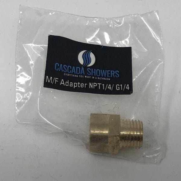 brass adapter fittings an fitting g thread metric bspt female to npt male pipe lead-free 1/4 inch 1/4" taper threads g1 water piece brass adapter fitting water line adapter pipe fittings high quality solid structure durable G thread connector to NPT