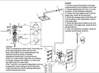 LED Rainfall Thermostatic Shower System with 6 Massage Jets Spray - Ceiling Mount - Cascada Showers