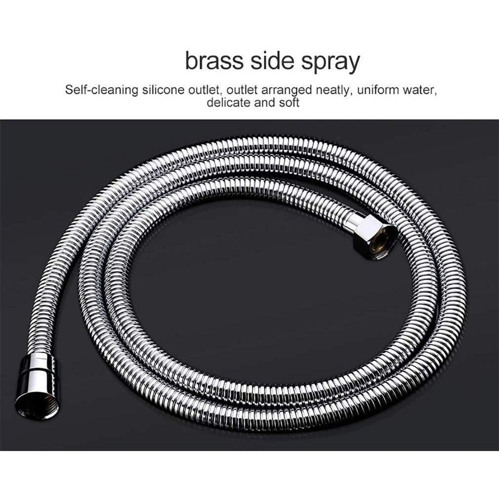 Luxury Shower Set With 12" Square LED Rainfall Ceiling Mount Shower Head - Cascada Showers