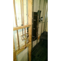 Luxury Shower Set With 12" Square LED Rainfall Ceiling Mount Shower Head - Cascada Showers
