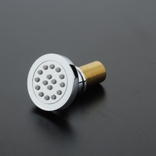 Round Body Spray Jets Shower (16-Nozzle) - Solid Brass - Cascada Showers