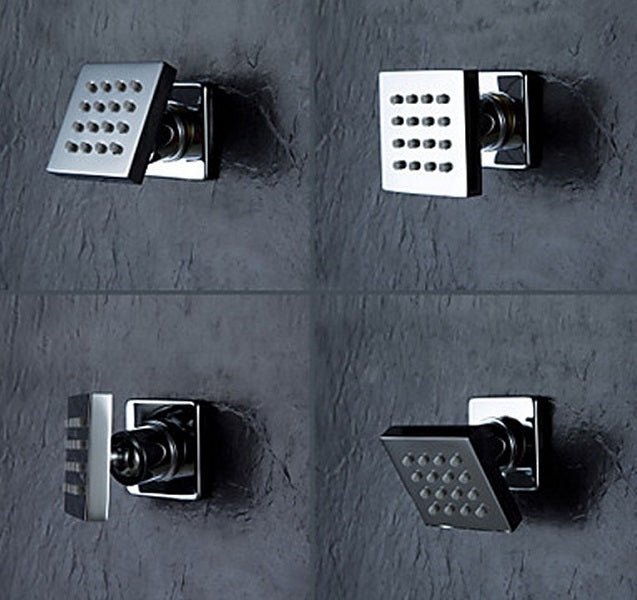 Tuscany LED Rainfall Thermostatic Shower System - Wall Mount - Cascada Showers