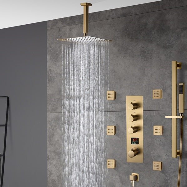 Volterra 10" Thermostatic Digital Shower System by Cascada Showers - Cascada Showers